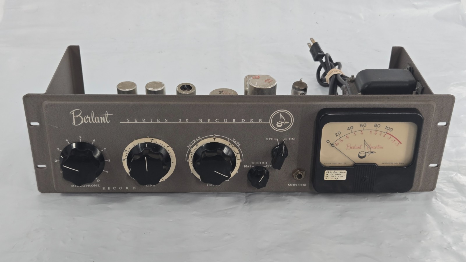 Berlant Series 30 Recorder and Playback Preamplifier