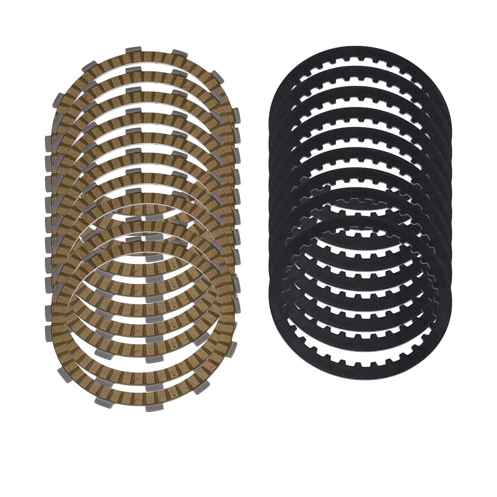 19Pcs Extra Clutch Friction Steel Plates Kit Replacement for Harley Touring S...