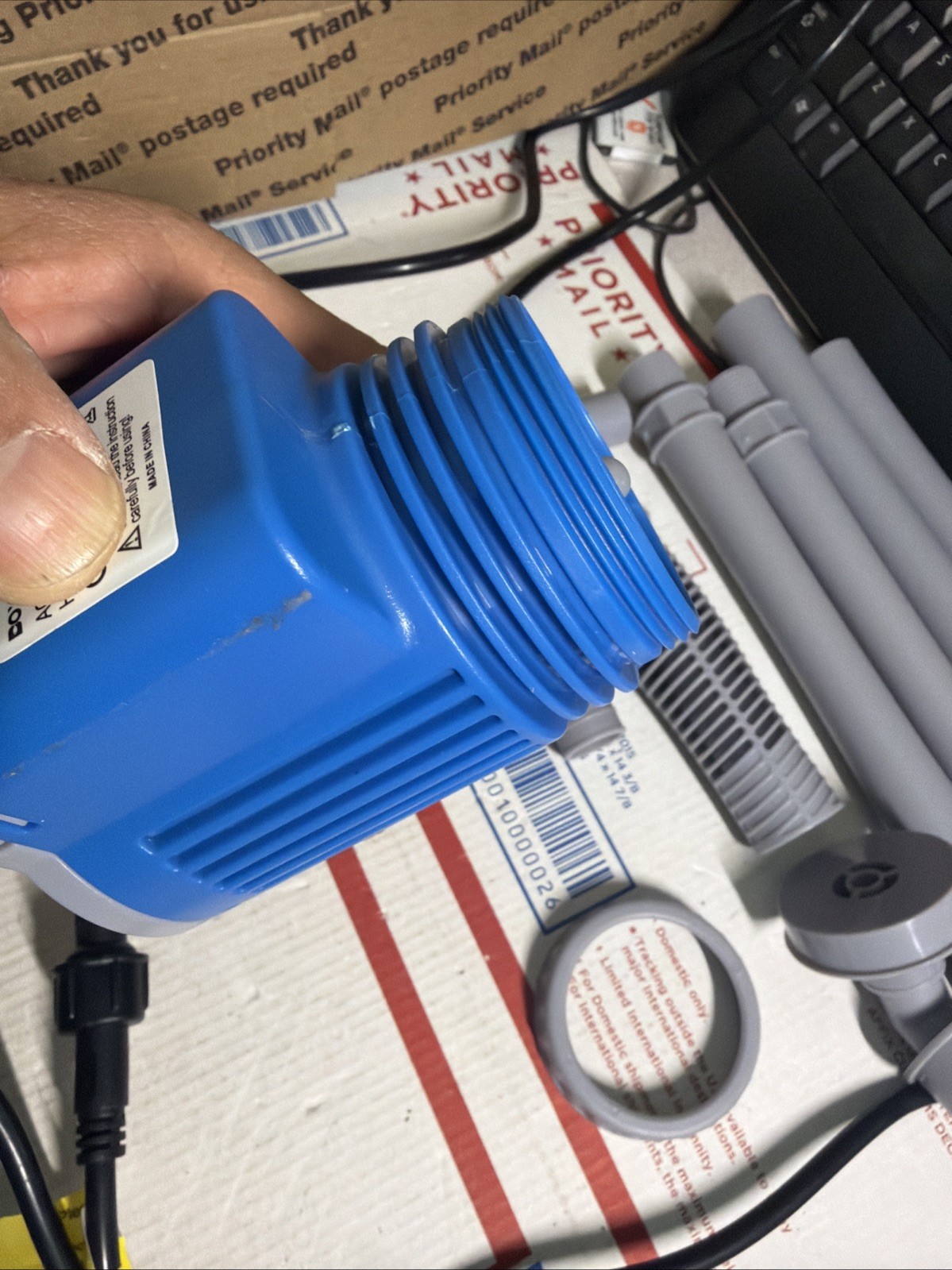 Boxtech UP-028 Aquarium Cleaning 6-1 Function Suction Pump 10-200 Gallon