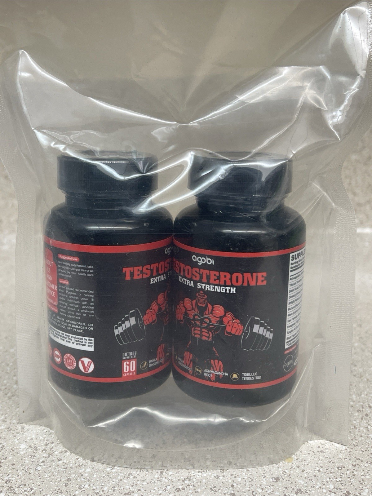 Agobi Maca Capsules - Men's Health, Muscle Health, Male Testosterone Booster