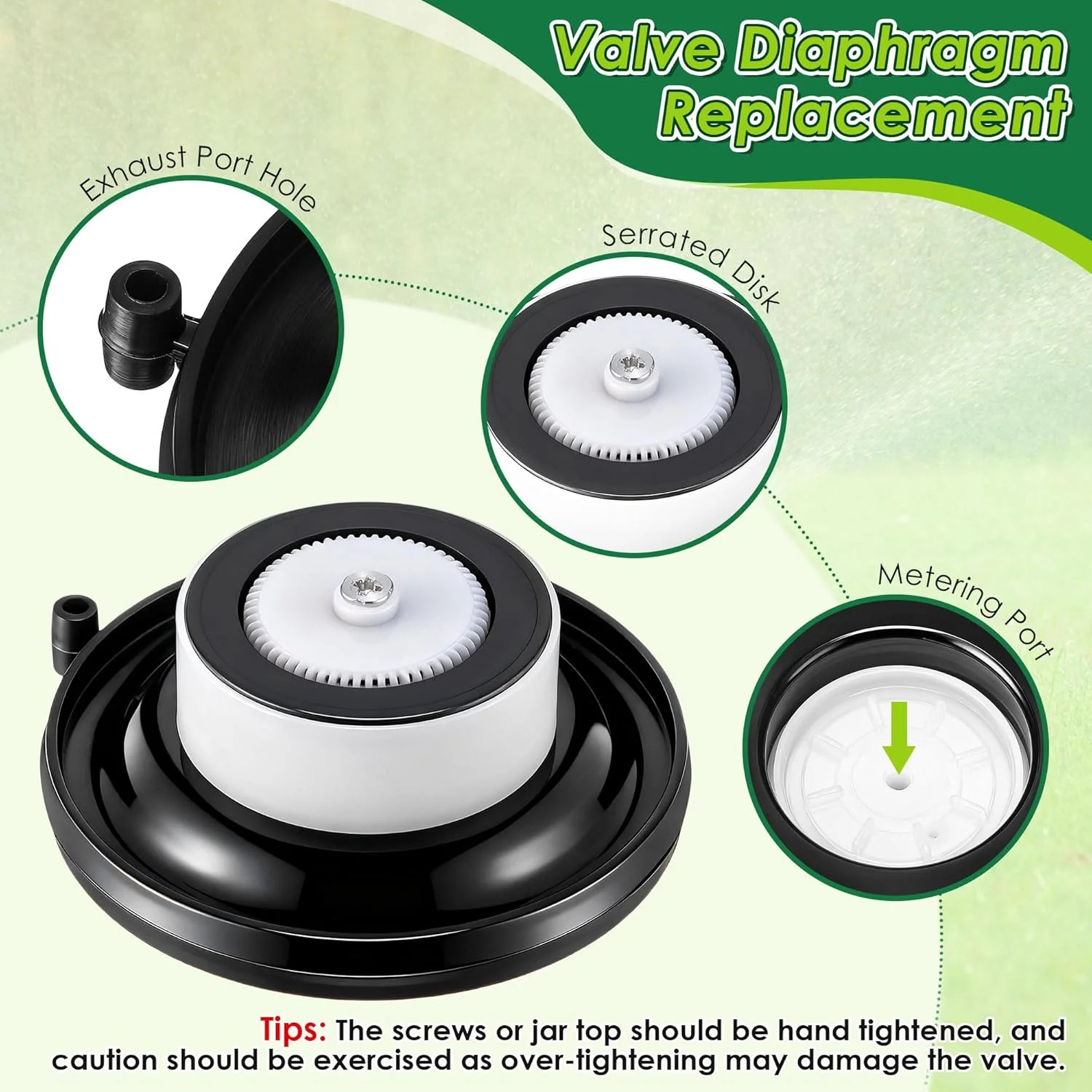 4 Pack 1'' PGV Diaphragm Irrigation Valve Replacement, Compatible with Hunter 33