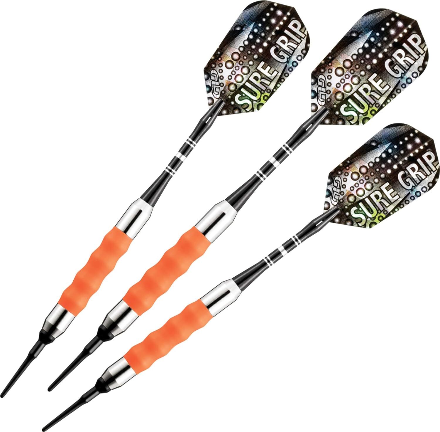 Viper Sure Grip Soft Tip Darts, Orange