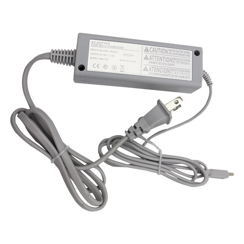 Replacement AC Adapter Power Charger Cable For Wii U Gamepad Remote Controller