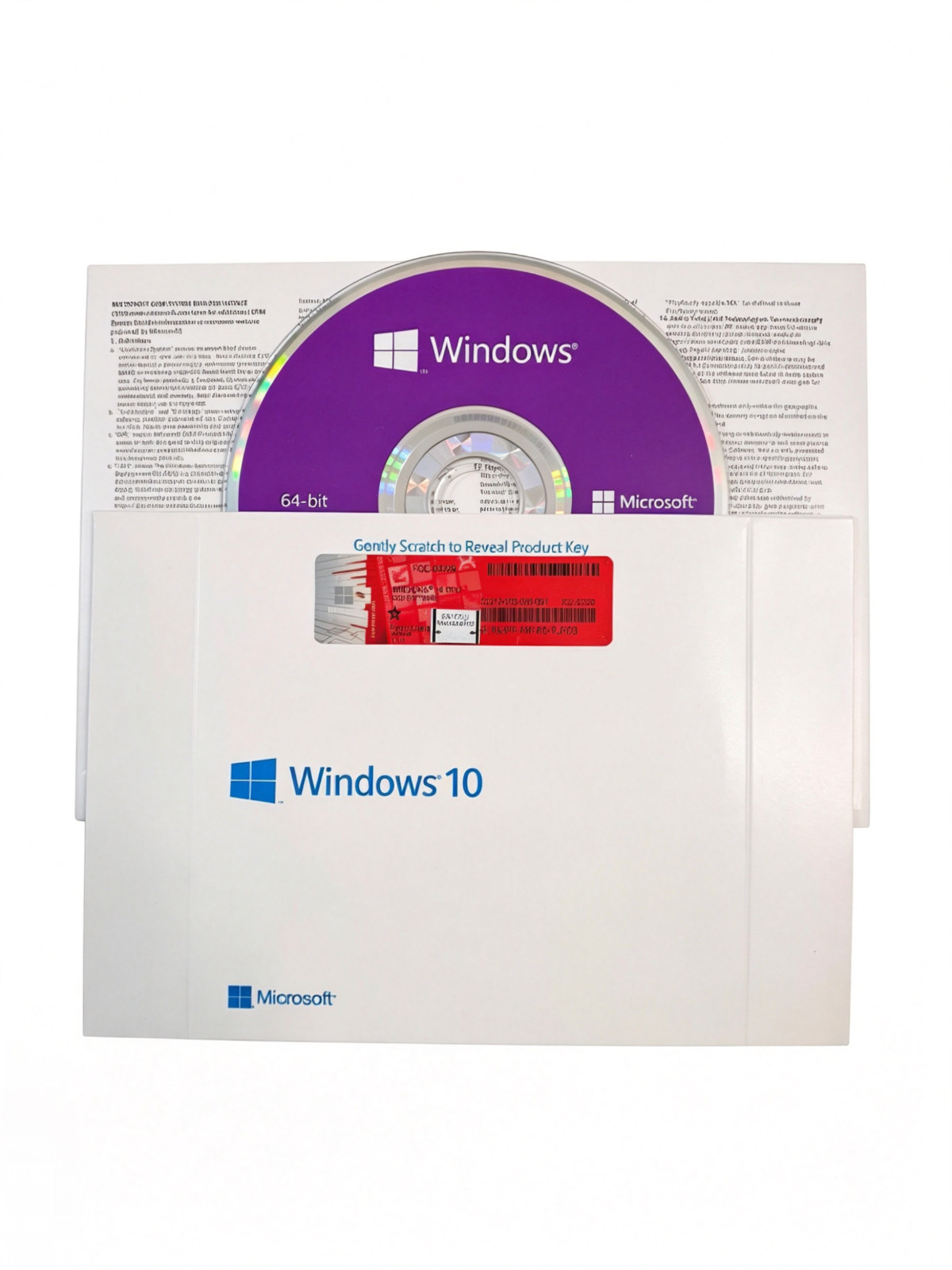Windows 10 Pro 64 bit DVD with Product Key Local Seller | Free Shipping