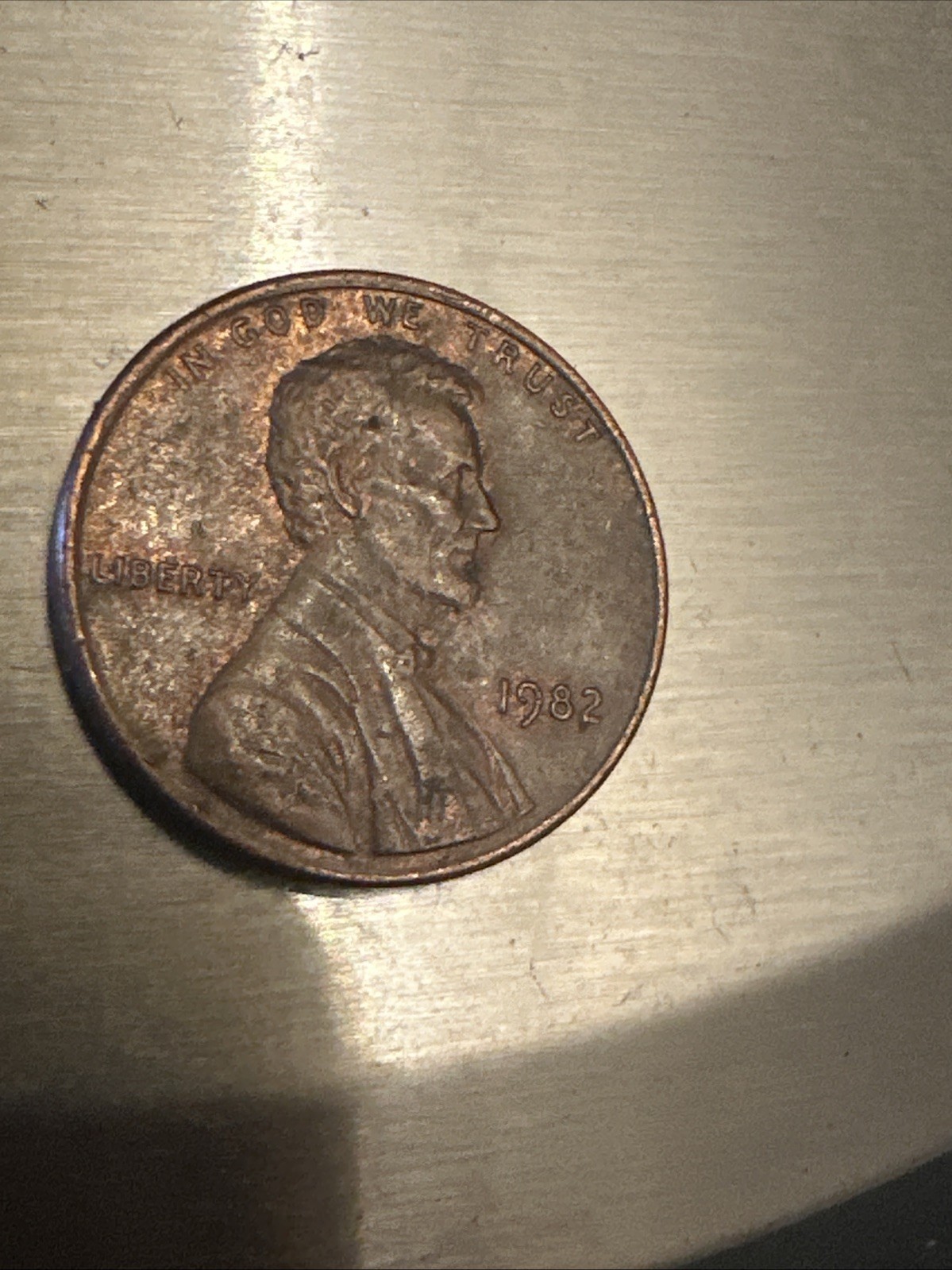 1982 No Mint Mark Small Date One Cent Cooper Penny Coin