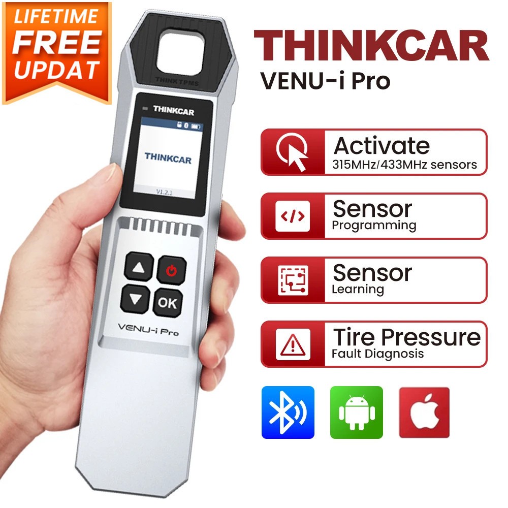 TPMS Relearn Activation Tire Pressure Sensor Programming Reset Diagnostic Tool