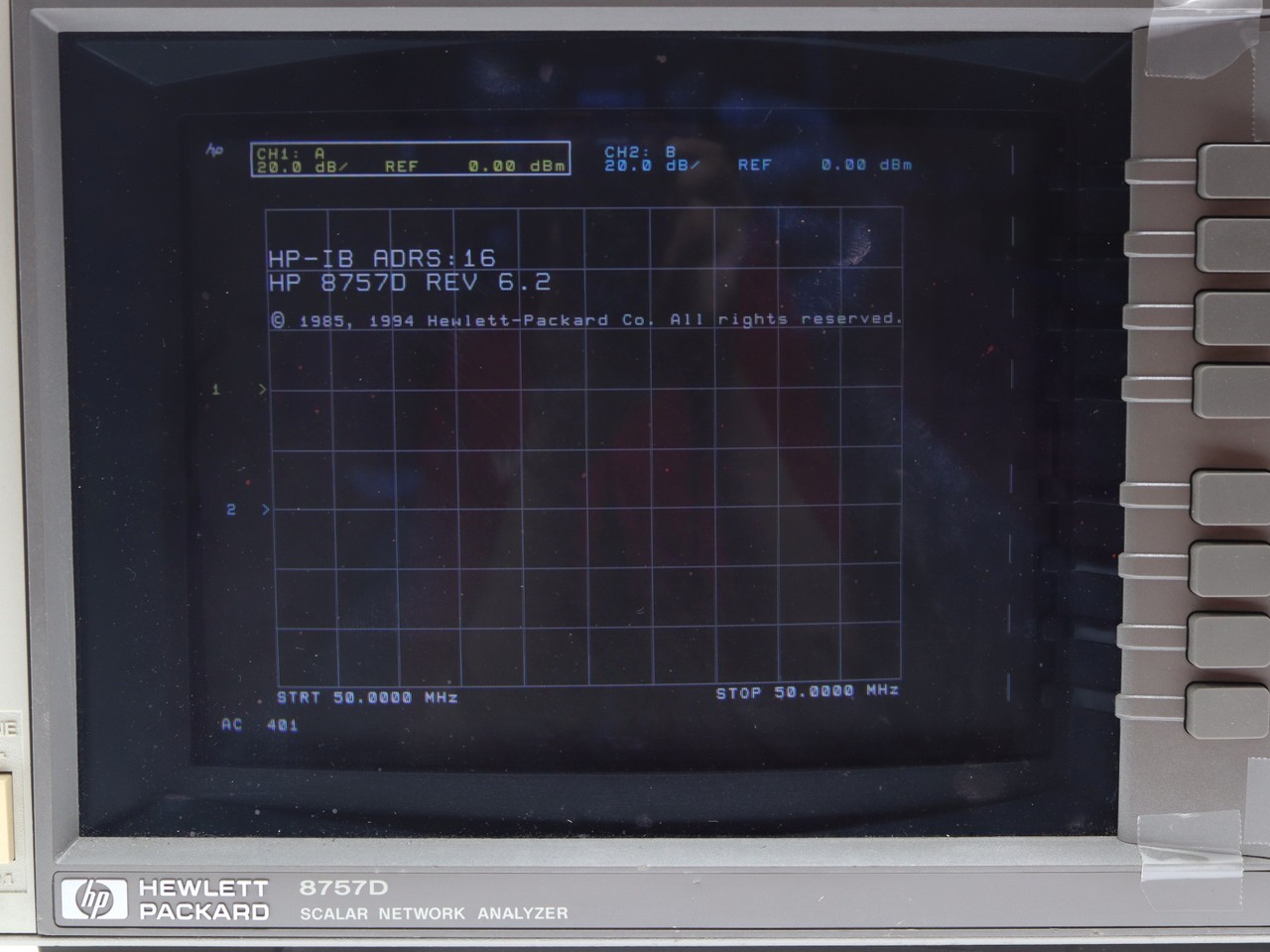 Hewlett Packard 8757D Scalar Network Analyzer, 110GHz