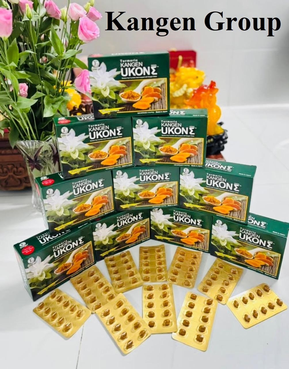 10 Boxes Turmeric Kangen Ukon Turmeric ENAGIC 100 Vegan Softgels  Exp 07/2028