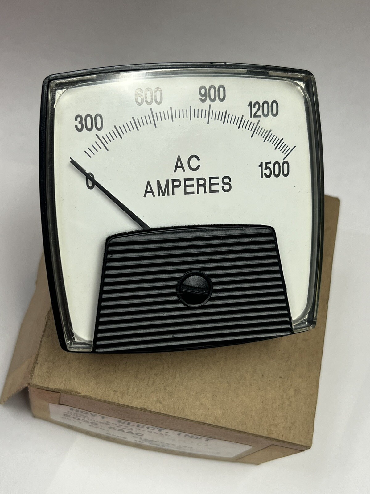 NEW HOYT AC AMPERES METER 50365A/   0-1500 PSI