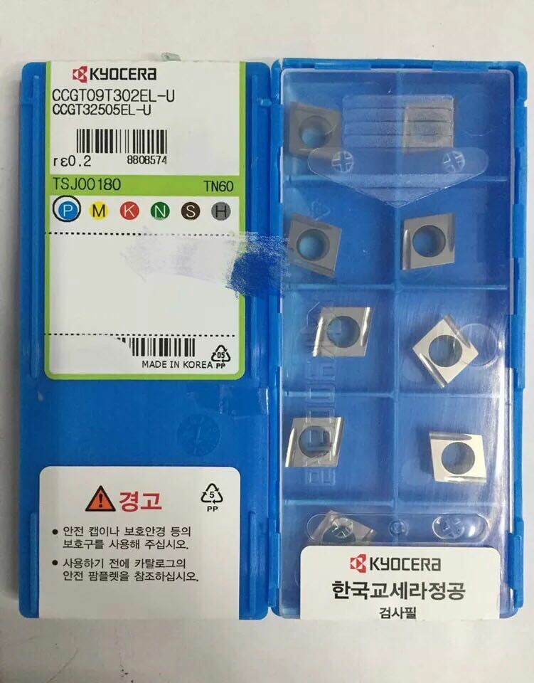 10PCS/Box New Kyocera CNC Blade CCGT09T302EL-U TN60