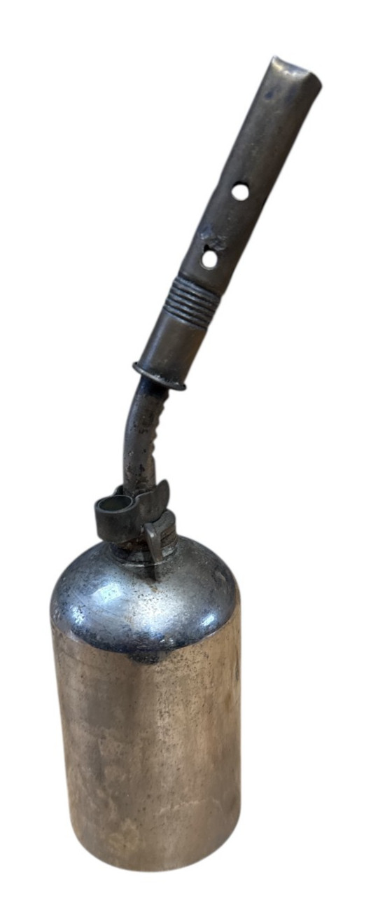 Vintage Blow Torch Hand Torch "The Imp" Metal Can Wick Hand Held Tank Mini