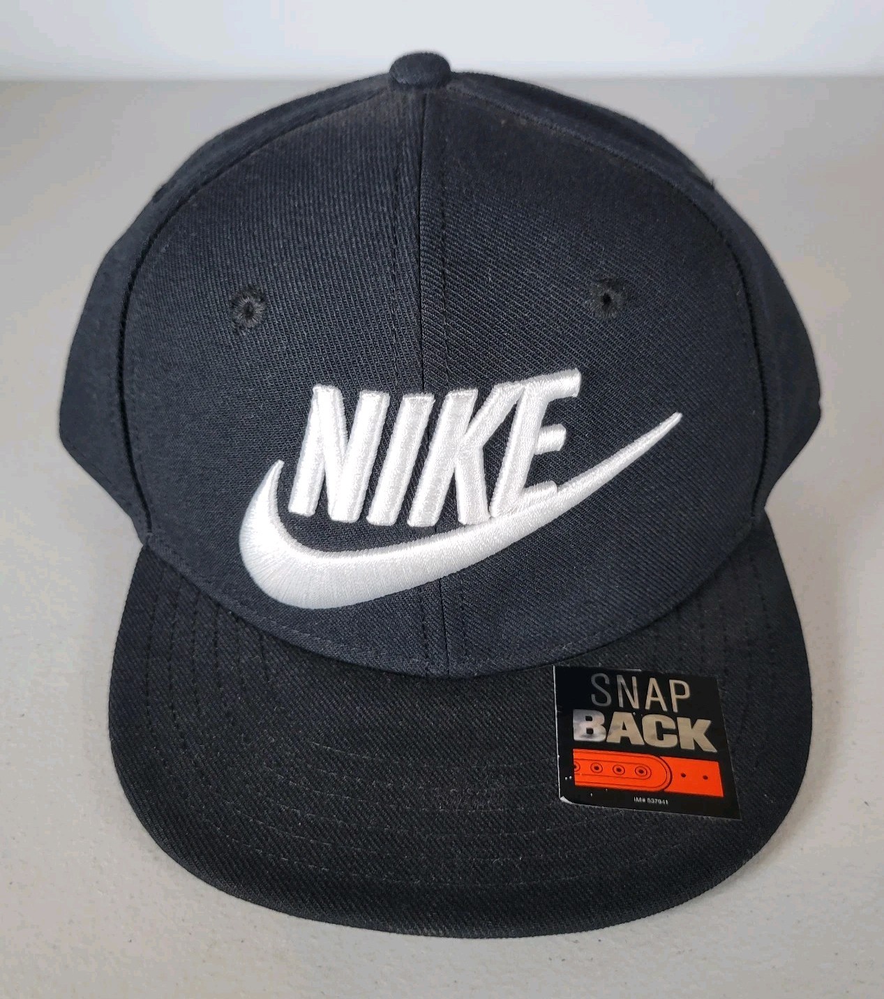 Nike True Snapback Hat Cap Black Youth Unisex