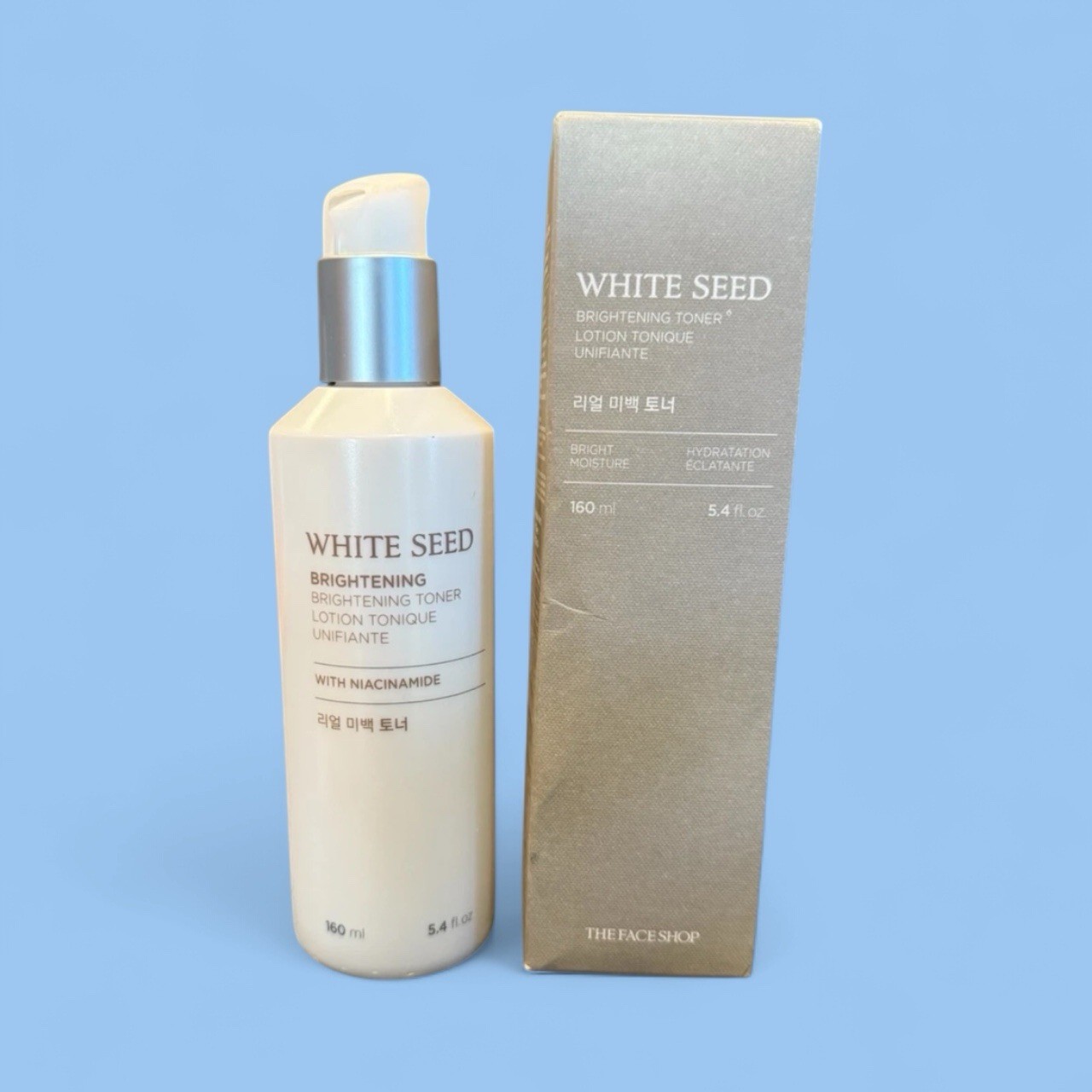 The Face Shop White Seed Brightening Toner 5.4 oz – Exp: 03/27 | Hydrating