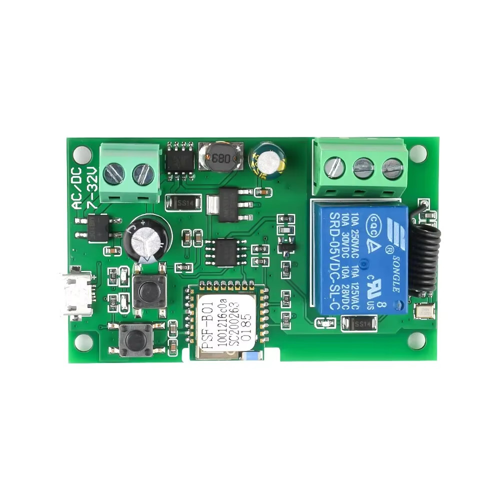 Yiweilian APP Wifi Remote Control Relay Switch Module Supports 433MHZ Remote Con