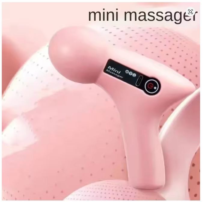 Portable Mini Electric Massage Gun for Muscle Relaxation USB Charging