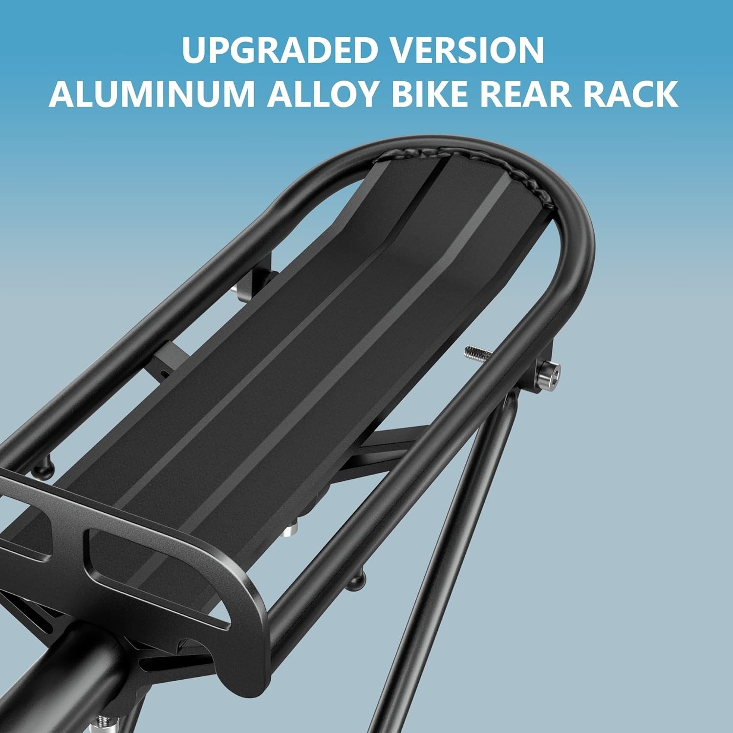 Weather-Resistant Aluminum Cargo Rack for Bikes - Quick Install & 55 lb Load