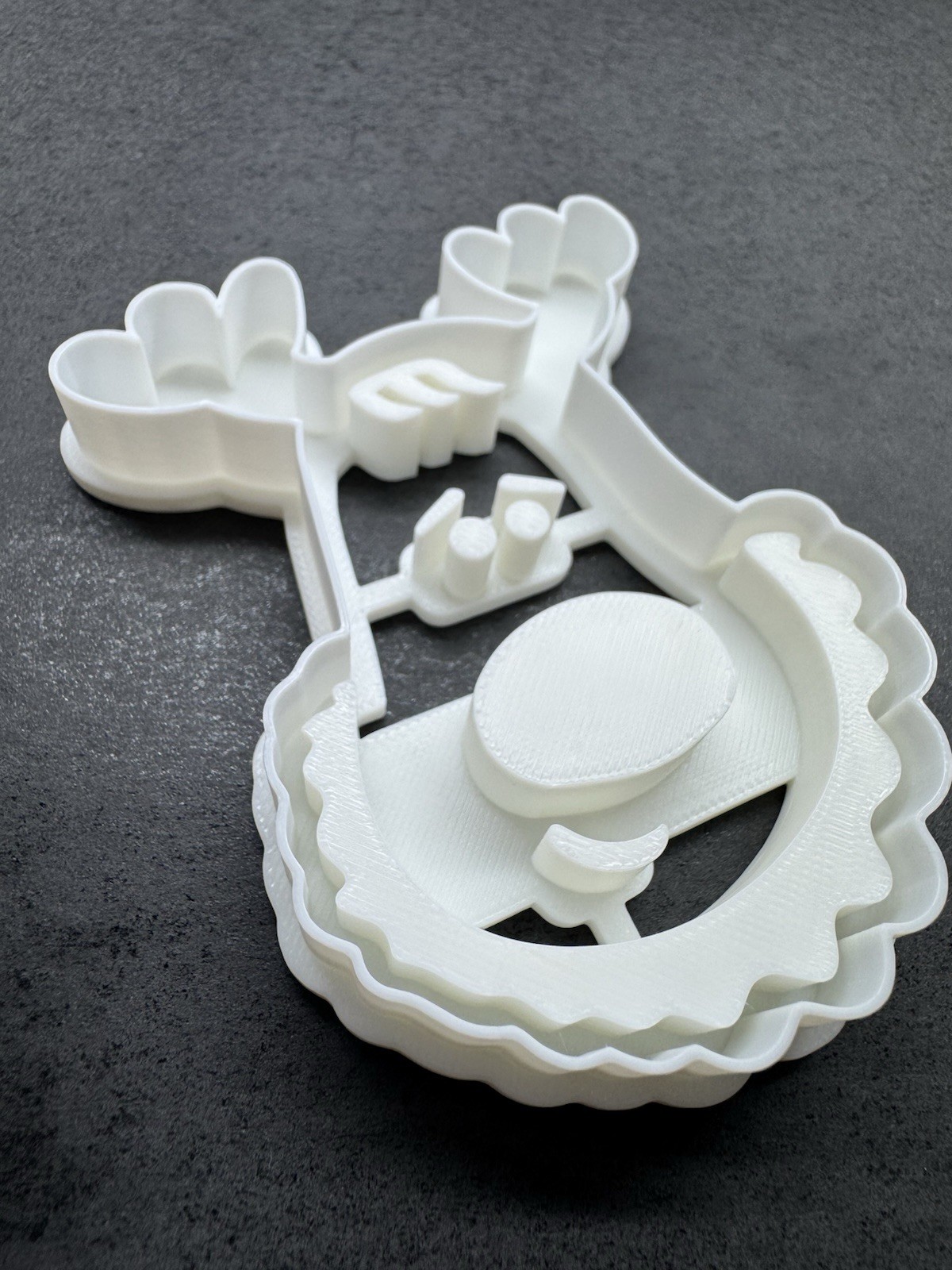 Set of 7 Christmas Cookie Cutters – 3D Printed Holiday Baking Set