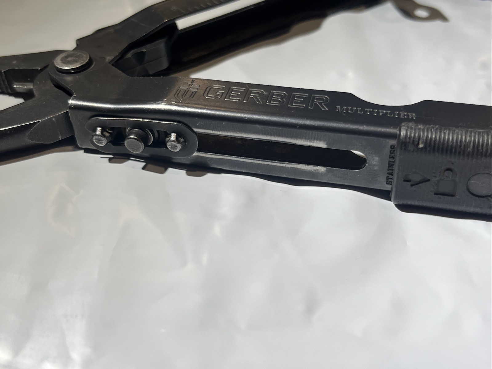 Gerber Multi Tool Multiplier CAMPING HIKING BLACK OXIDE PLIER KNIFE