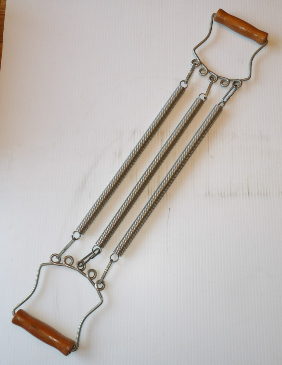 Vintage/Antique Spring Stretch Chest Arms Exercise Equipment Workout Gym Piece