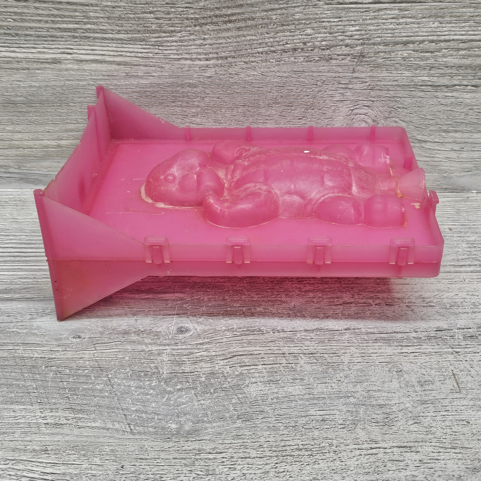 Vintage Snap It Turtle Mold Plastic Ready-Made Casting Craft 11.5 fl oz USA