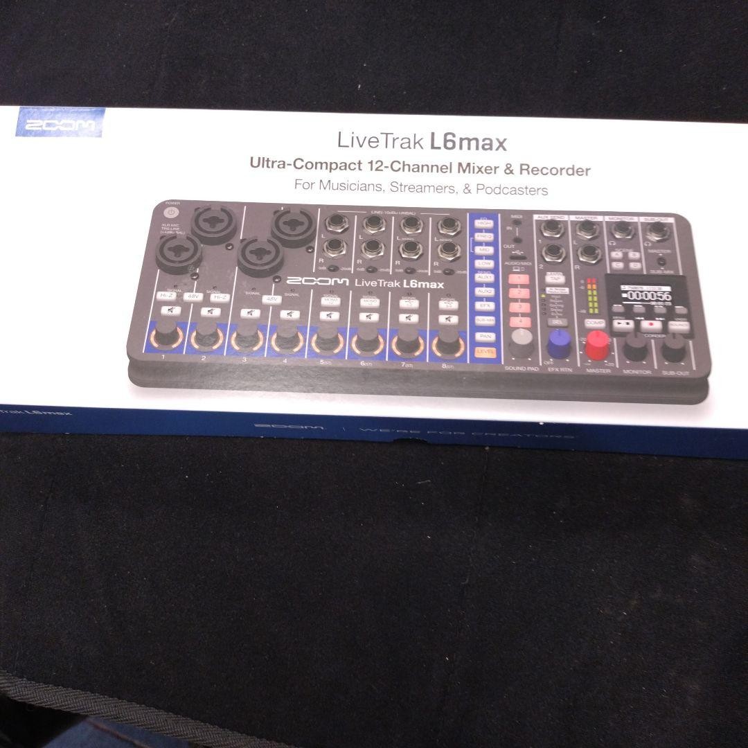 ZOOM LIVETRAK L6max Compact Digital Mixer Recorder New from JP - Fast Ship!!