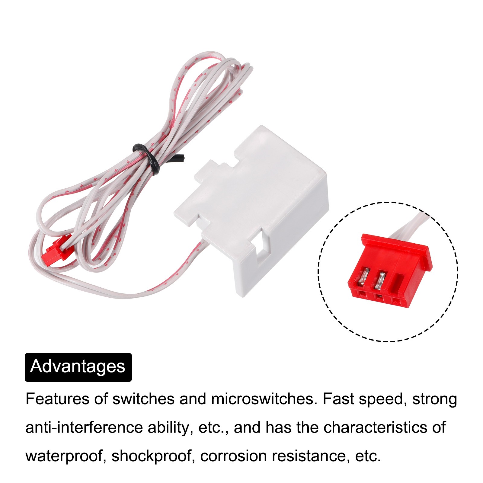 Ice Full Switch Sensor for Ice Maker Magnet 150cm Double Lines White DIY