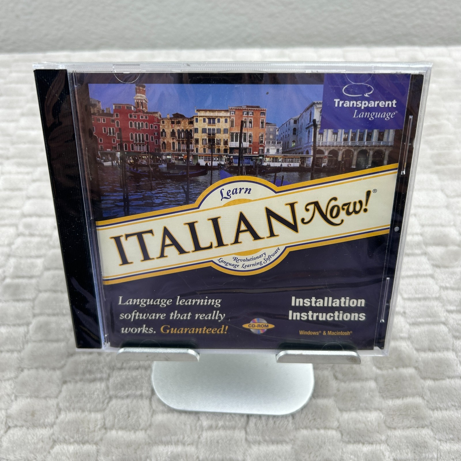 Learn Italian Now! Windows/Mac CD-Rom Transparent Language NewSealed