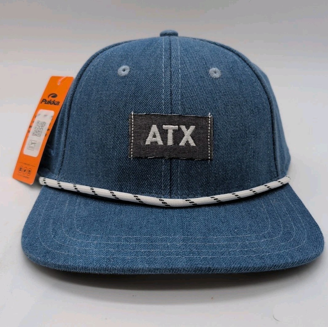 Officially Licensed PGA Tour Pukka Denim Golf Hat ATX Dell Technologies Match