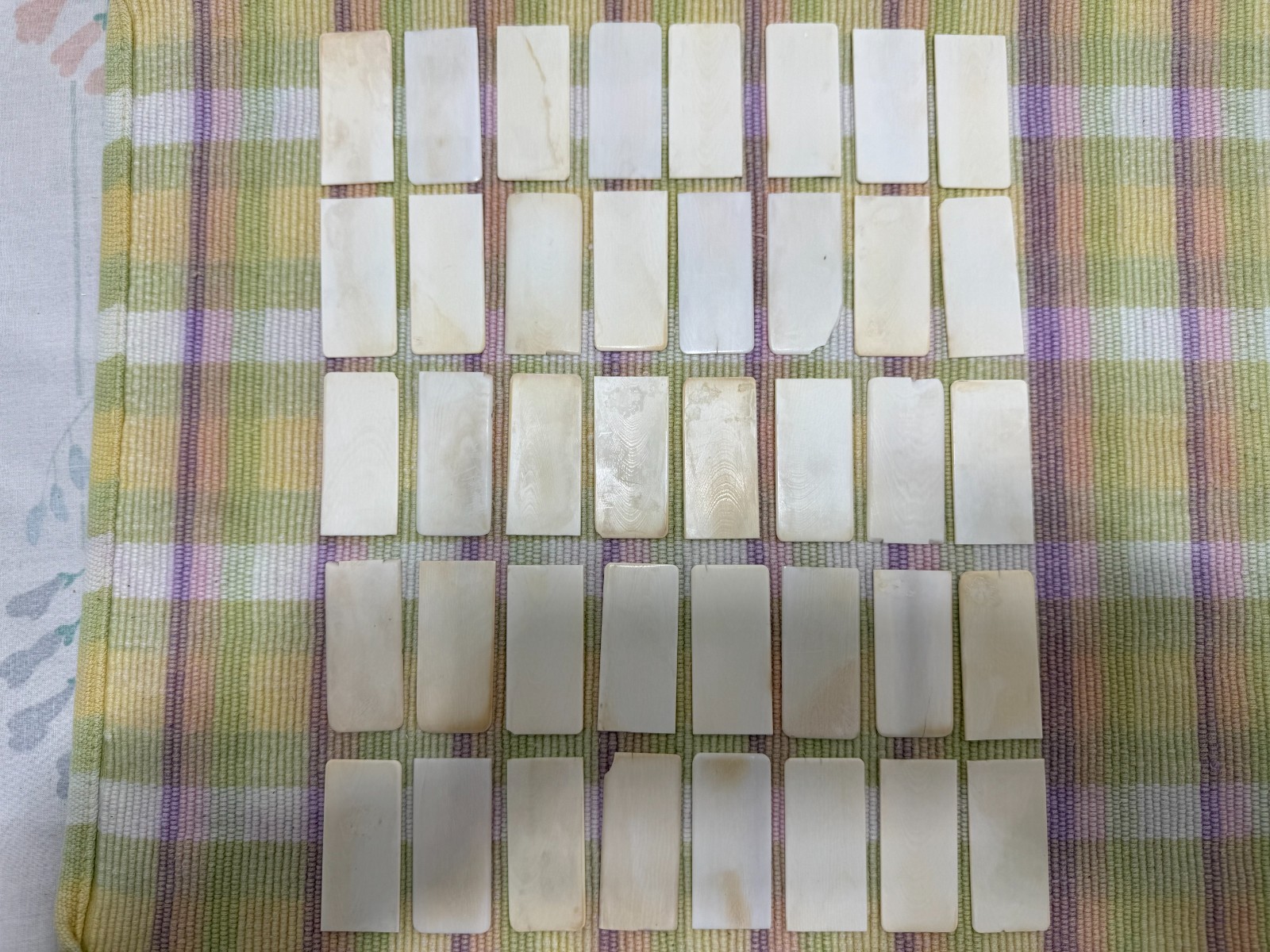 Antique Piano Key Tops Pre 1900’s