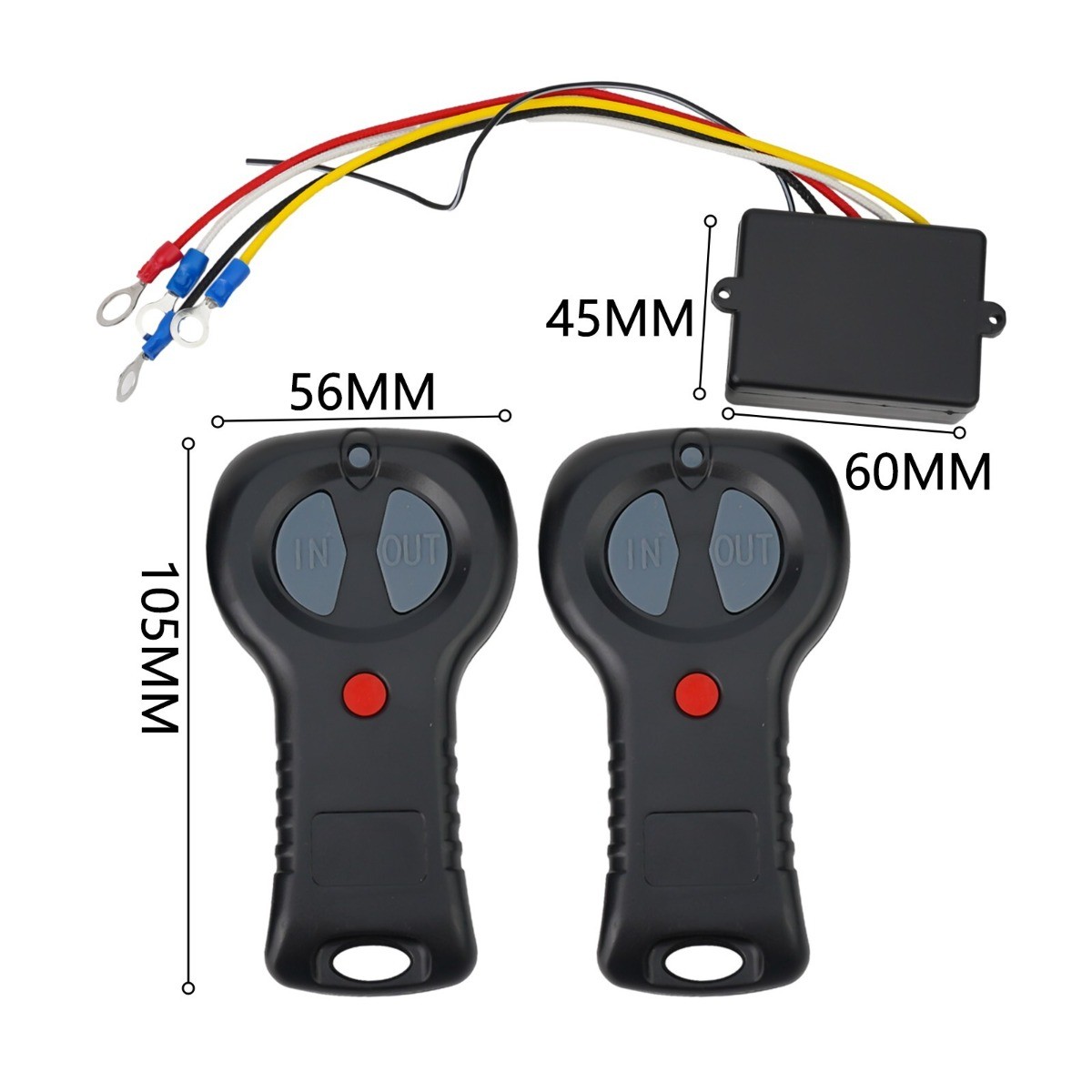 For ATV SUV 1SETS 12V Wireless Electric Digital Winch Remote Control Kit