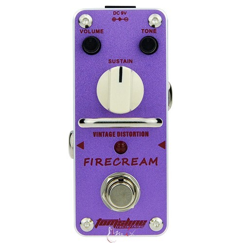 Tomsline Engineering AR-AFM-3 Firecream, Vintage Distortion Guitar Pedal, Purple