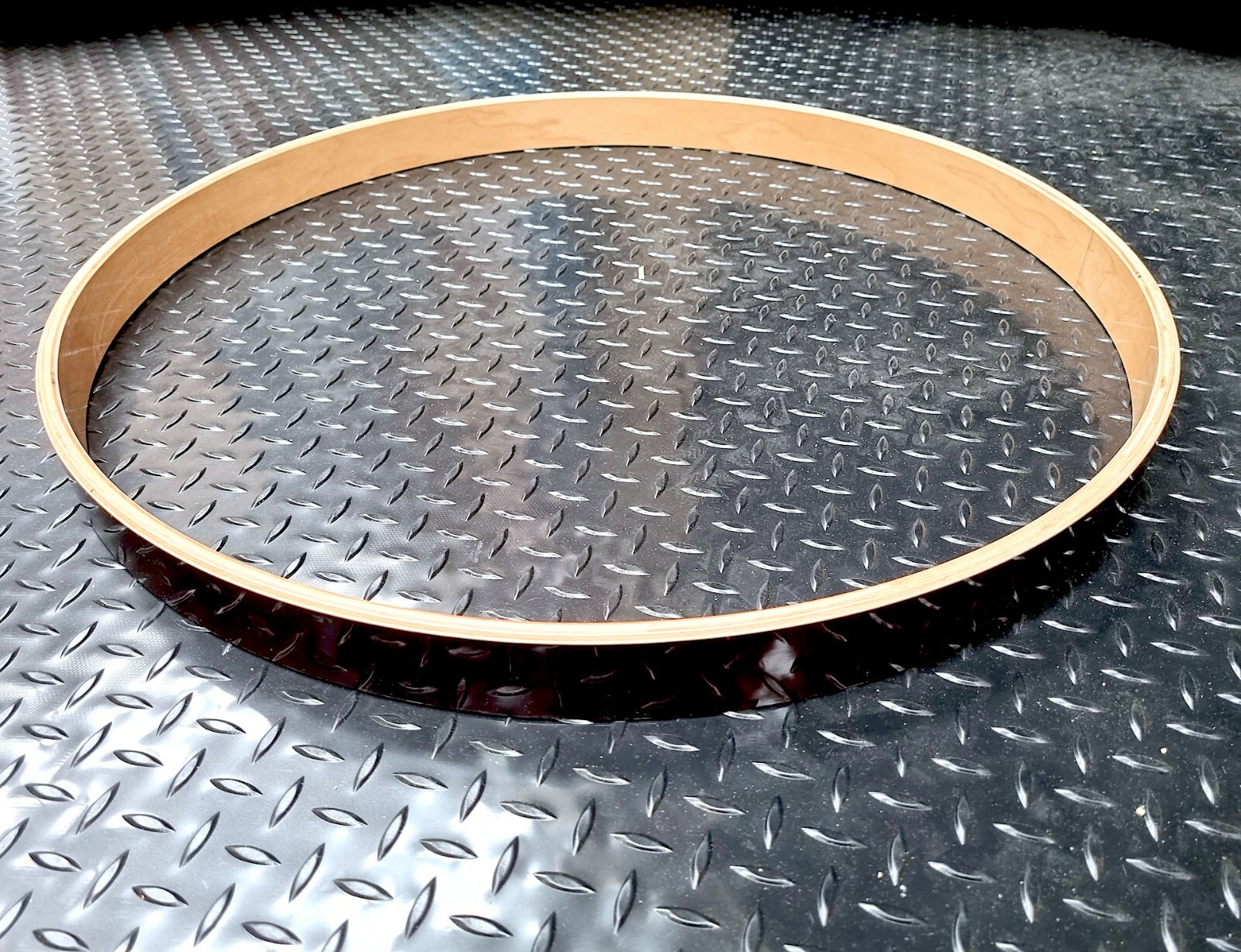 DFP MAPLE BASS DRUM HOOPS 24'' - BLACK GLOSS LACQUERED HOOP