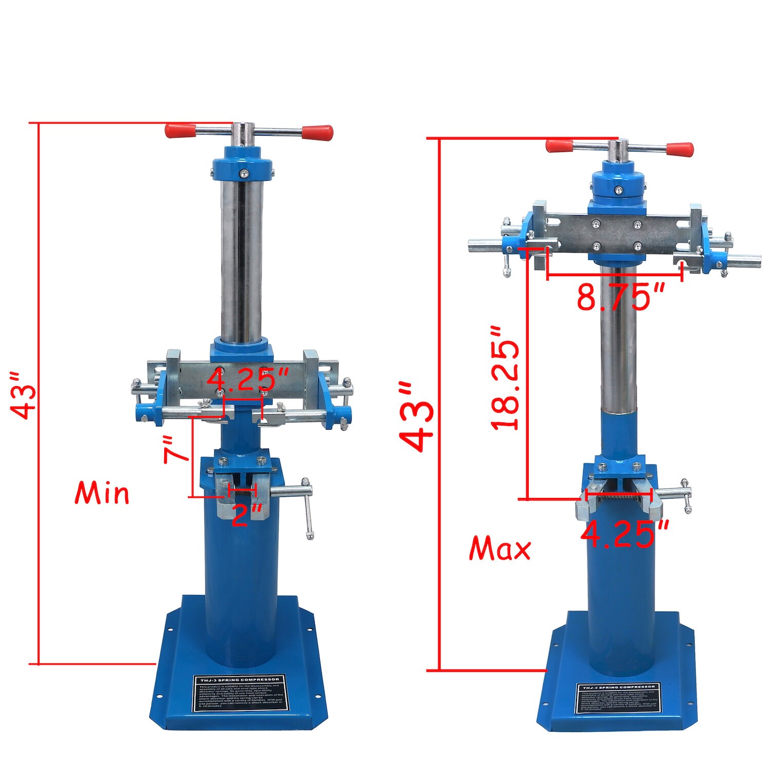 Hydraulic Spring Coil Compressor Jack Compression Strut Rising Handle