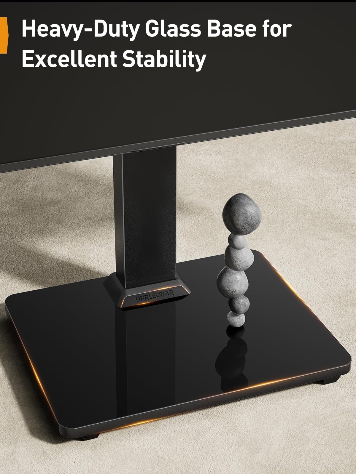 Monitor Stand, Dual Monitor Mount for Two 13-40 inch Screens, Vertical Monito...
