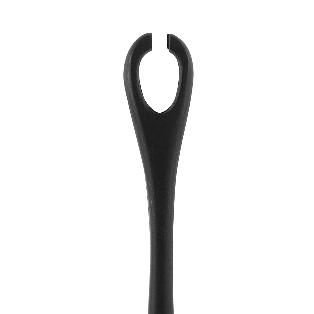 Mini Sponge Forester Forceps Black 6.5 inch Slotted Piercing Tool