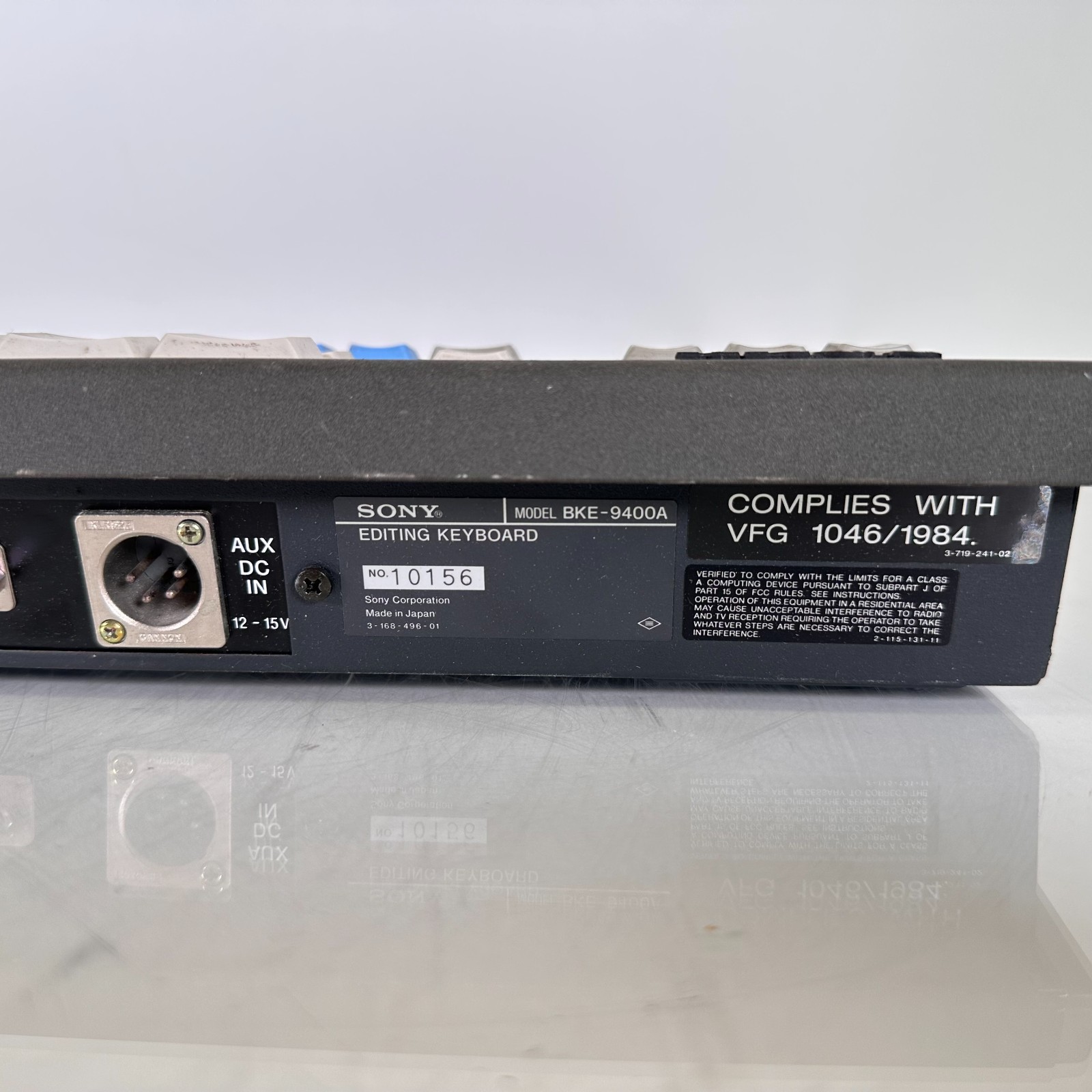 SONY BKE-9400A Editing Controller Keyboard for BVE-9100 System