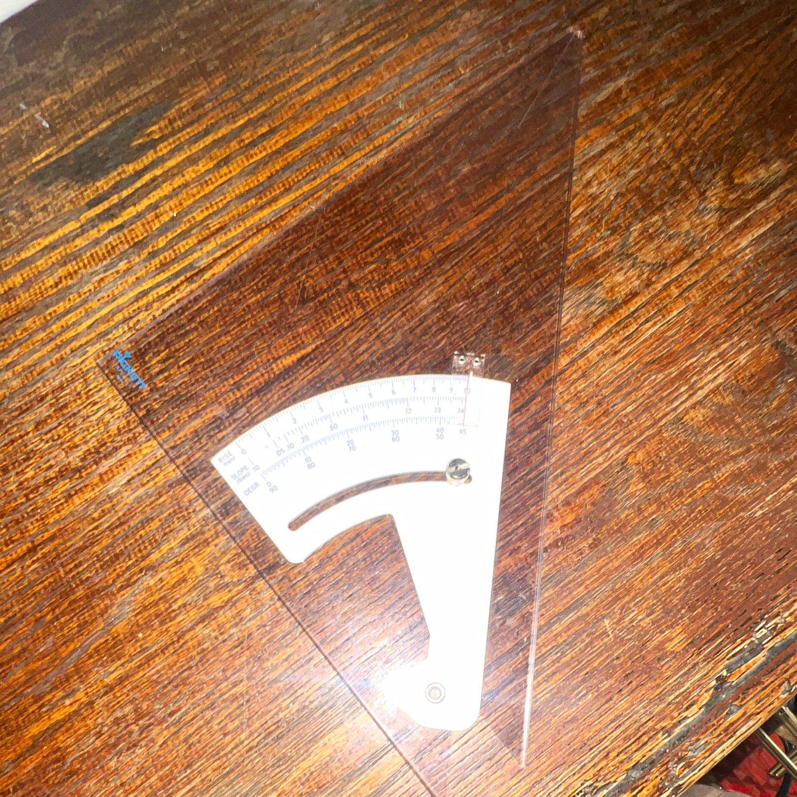 Protractor & Depth Gage 8 in Blade Semi-Circular Head 0-90 Degree Range