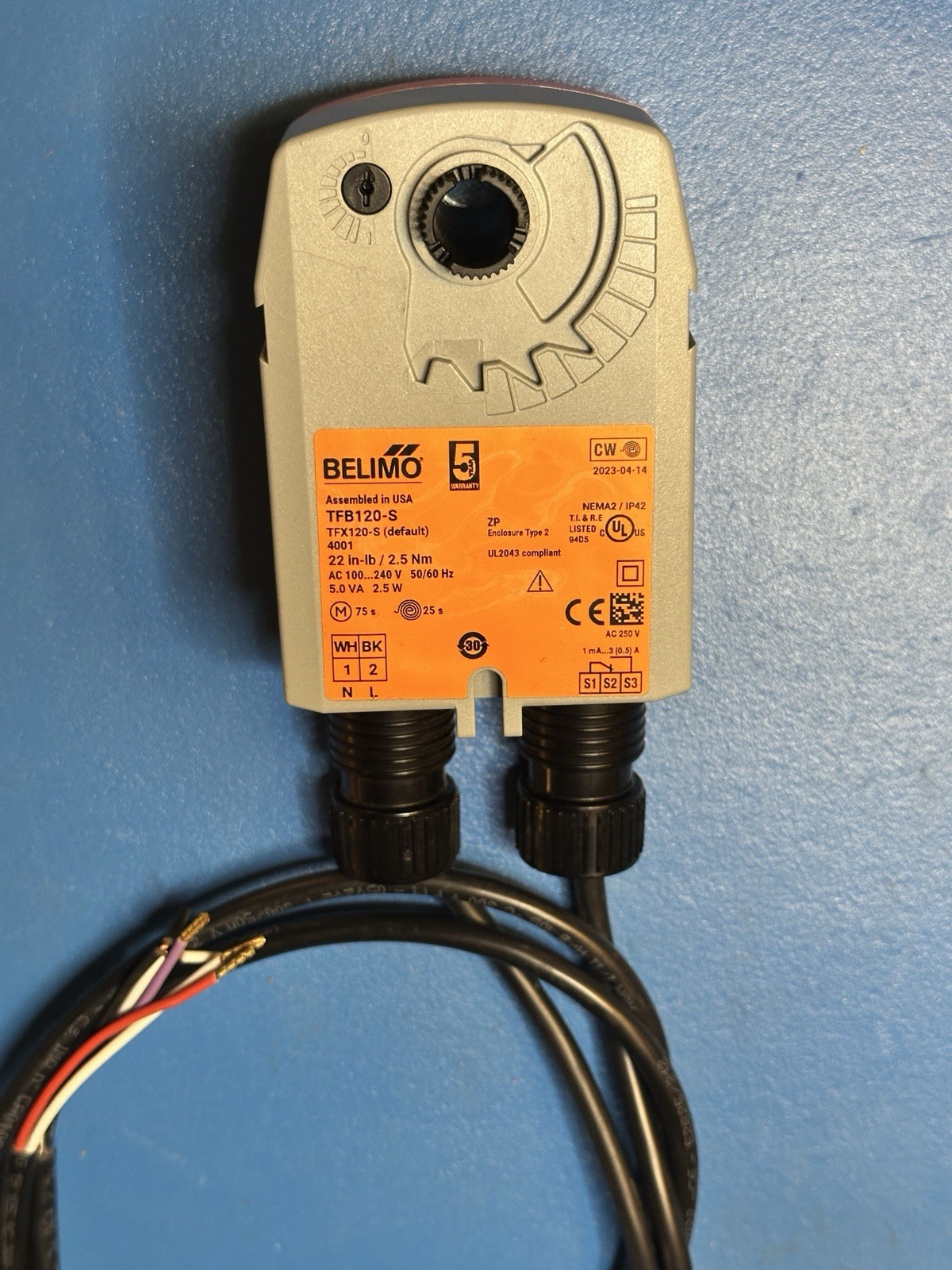 Belimo Damper Control Actuator - TFB120