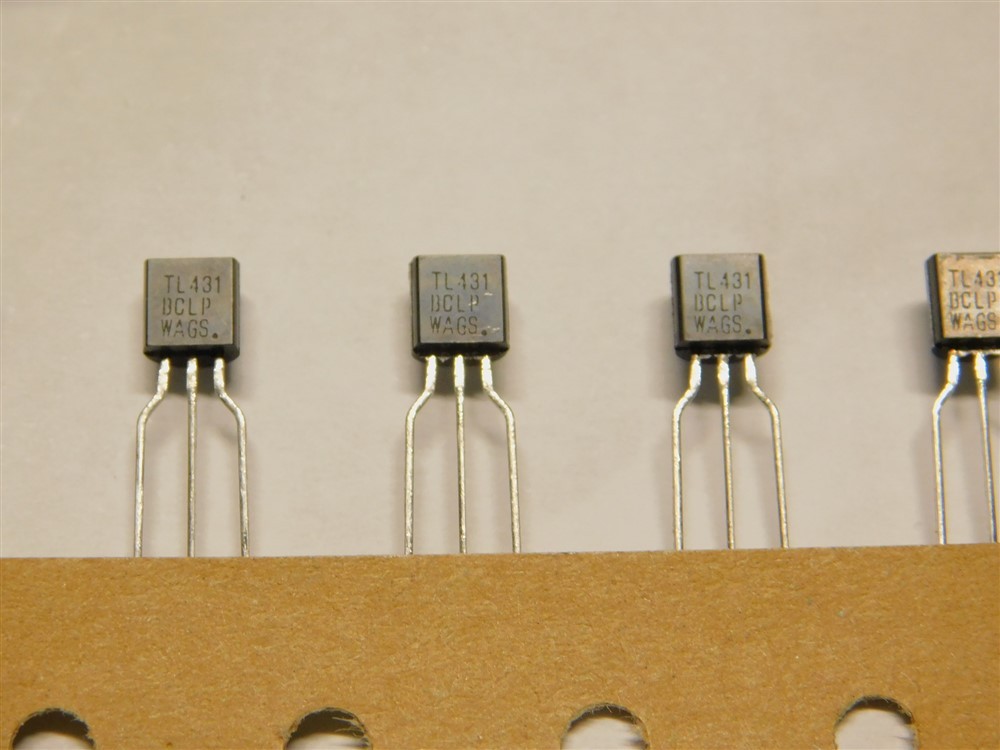 25 Texas Instruments TL431BCLPR 3-Terminal Adjustable Shunt Regulators