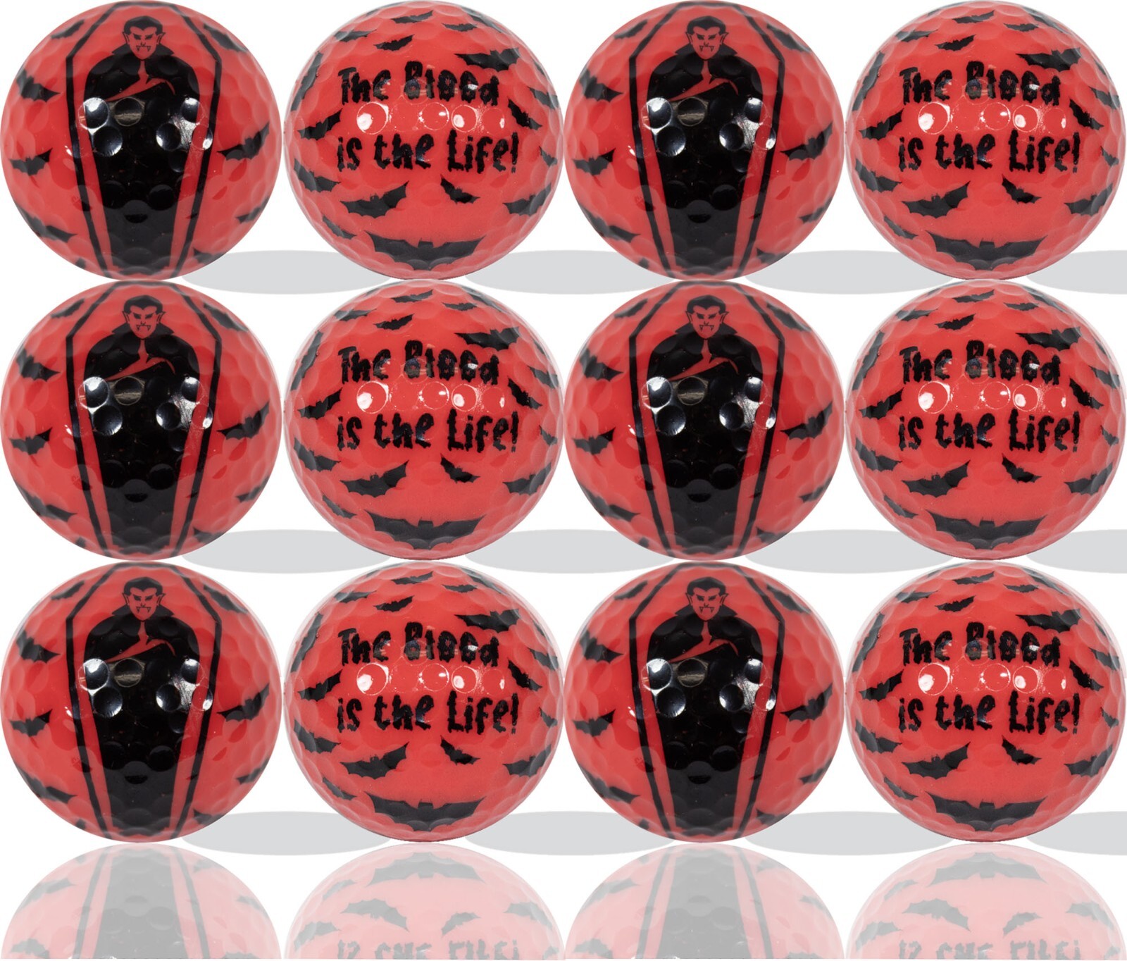 Dracula Golf Balls 12 Pack - Great Gift Idea!