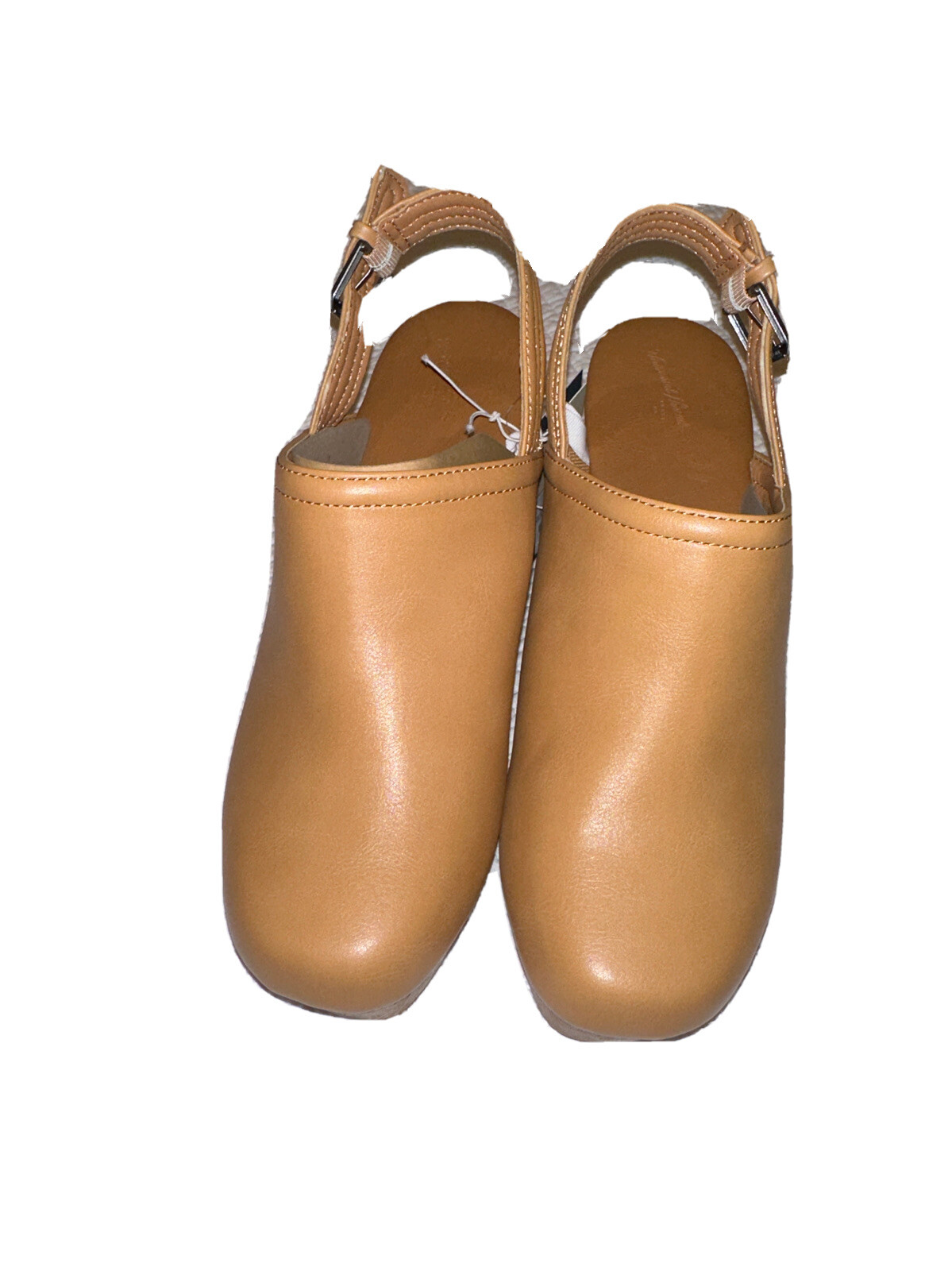 Universal Threada Womens Size 10 Tan Clogs New With Tags