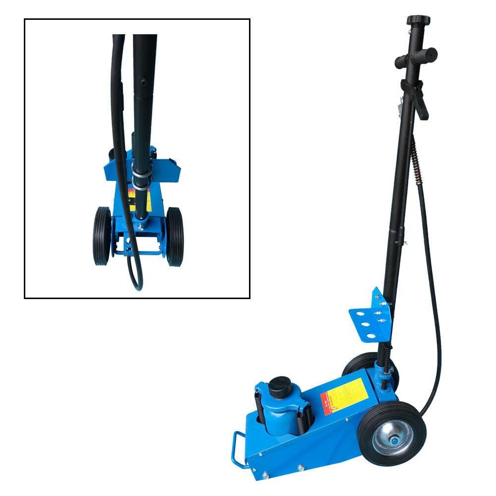 22 Ton Air Hydraulic Floor Jack Truck Lift Jack Service Repair Lifting Tool Blue