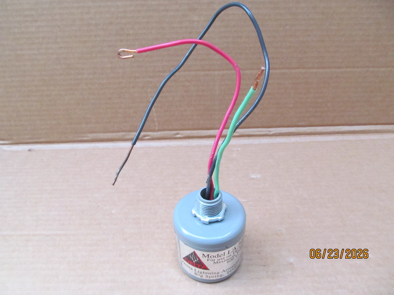 Delta Solar/wind Lightning arrestor LA-302-DC max 600V 3-wire