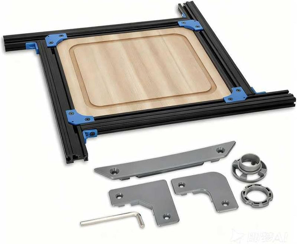 Juice Groove Router Jig, Adjustable Juice Groove Jig for Cutting Board up to 18”