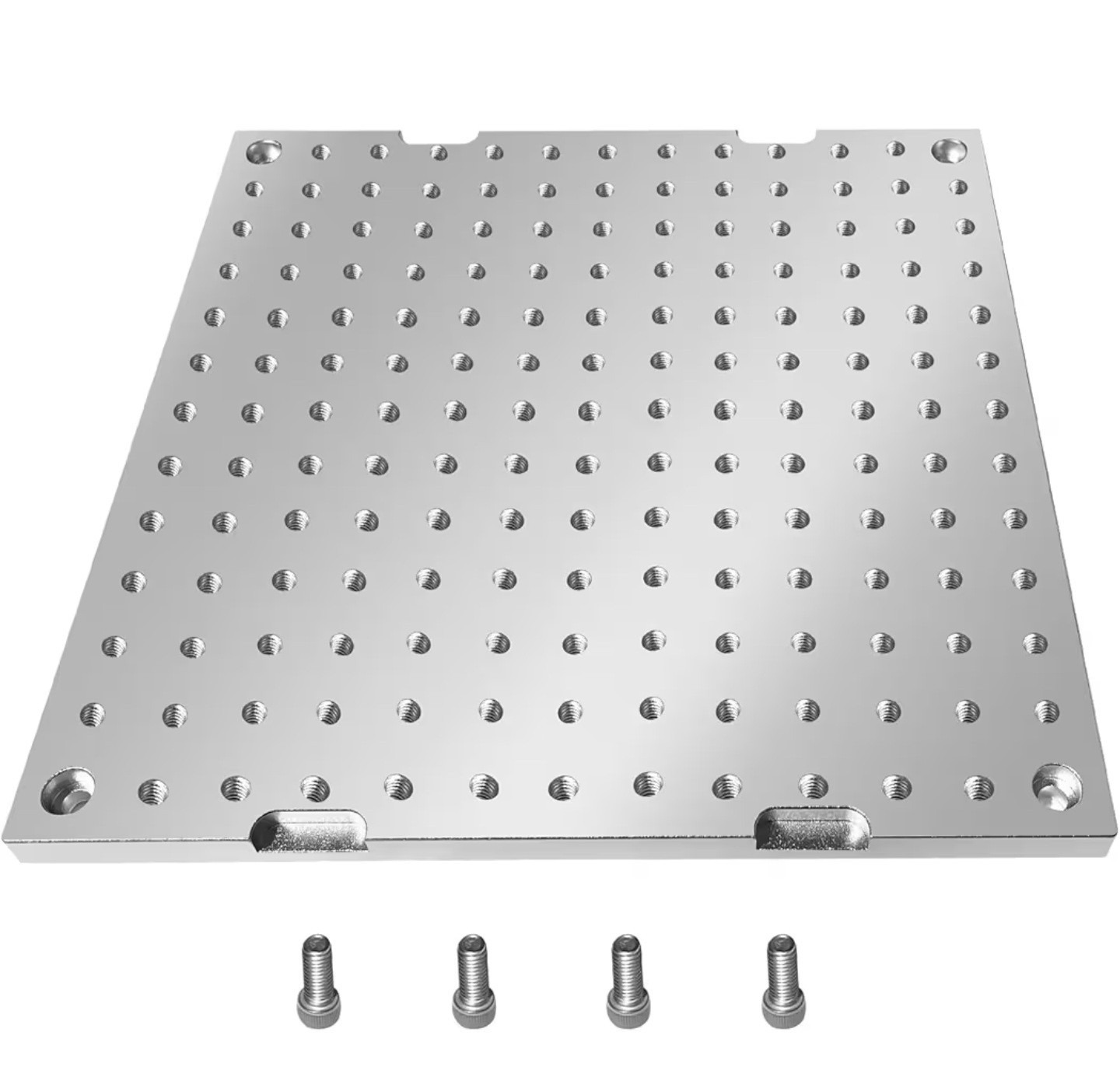 10" x 10" x 1/2" MIC 6 Aluminum Fixture / Sacrificial Plate, Mini Pallet