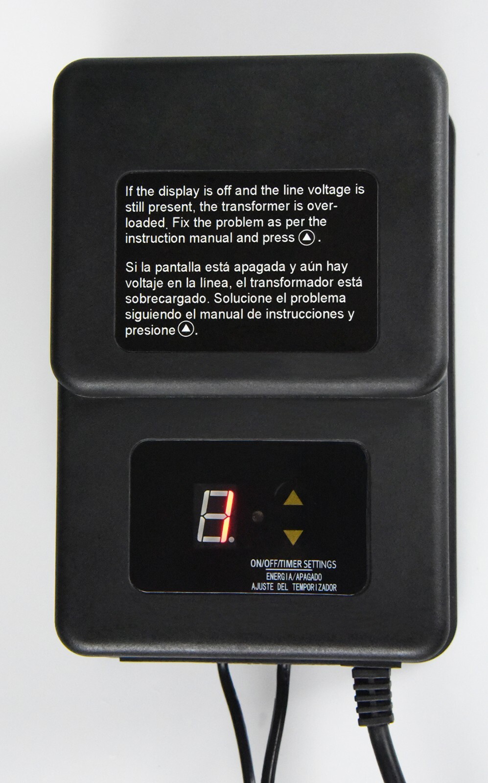 KHAN TECH Low-Voltage Landscape Lighting Transformer 200w, 12VAC - Timer&Sensor