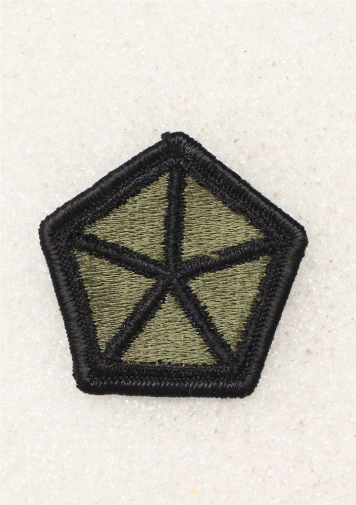 Army Patch: V Corps - subdued, merrowed edge