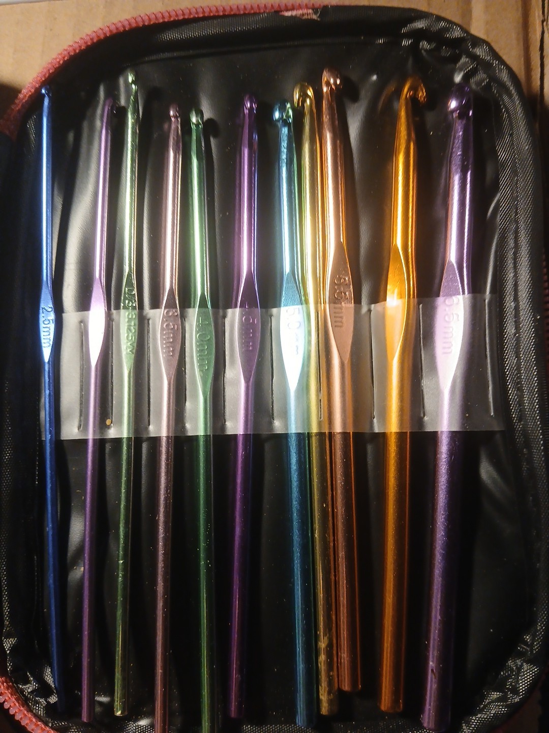 Crochet Hooks Needles Knit Set With Storage Case