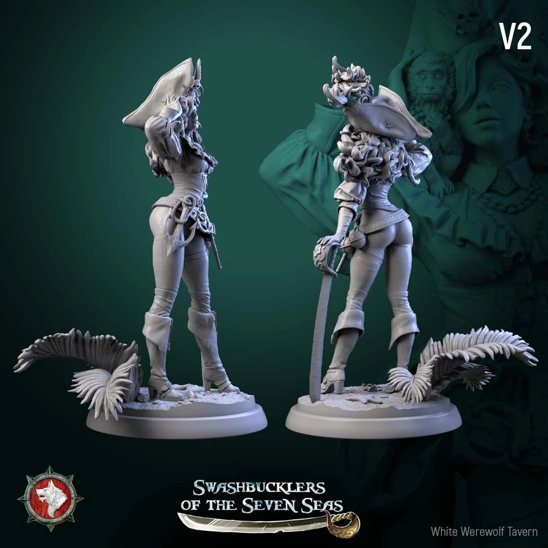 Elisa Stormbreaker - Resin Tabletop Miniature
