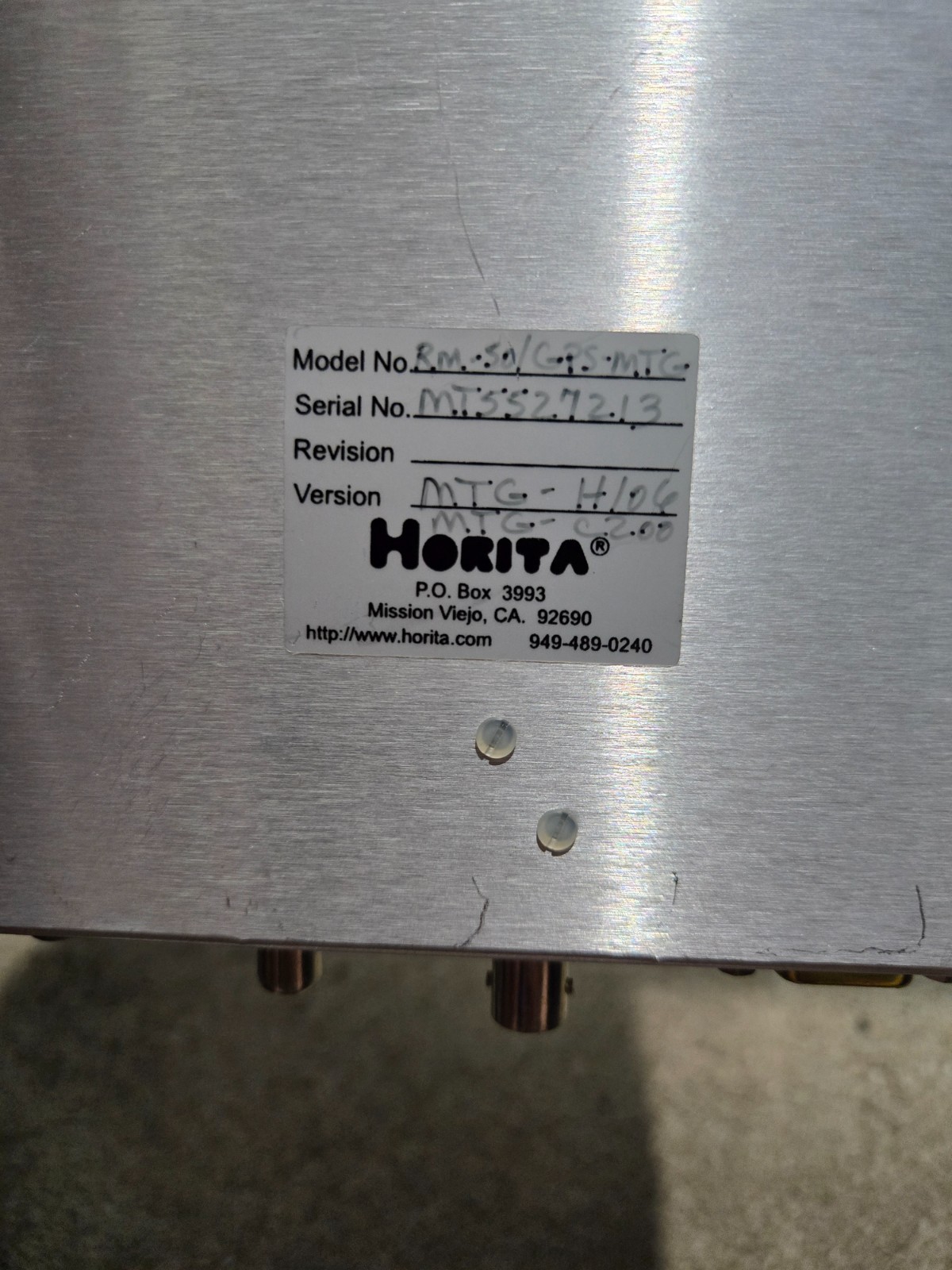 Horita RM-50 II GPS MTG Master Timecode Generator